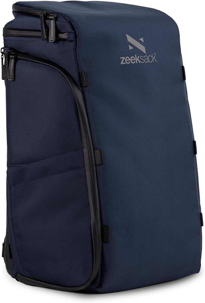 Zeeksack Zaino da 30 l – The Organizer Backpack & zaino da viaggio con scomparto per laptop, divisori rimovibili e tasche intelligenti, Blu, Einzel - 20L, Casual