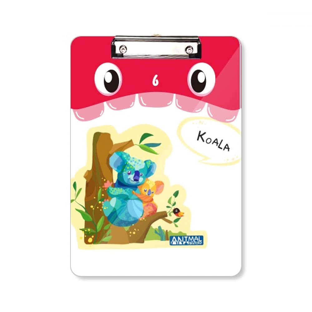 Bloc-notes d'apprentissage A4 koala aquarelle pour bureau et cours - 5