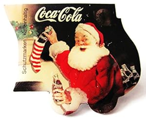 Coca-Cola Truck Puzzle Mittelteil Weihnachtsmann Pin
