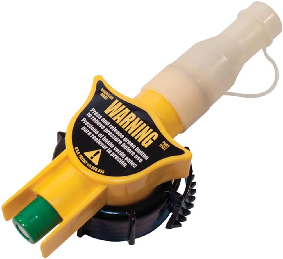 No-Spill Available 6132 Gas Nozzle Assembly (ONLY fits cans 2010 an, Black/Yellow, 1 Pack