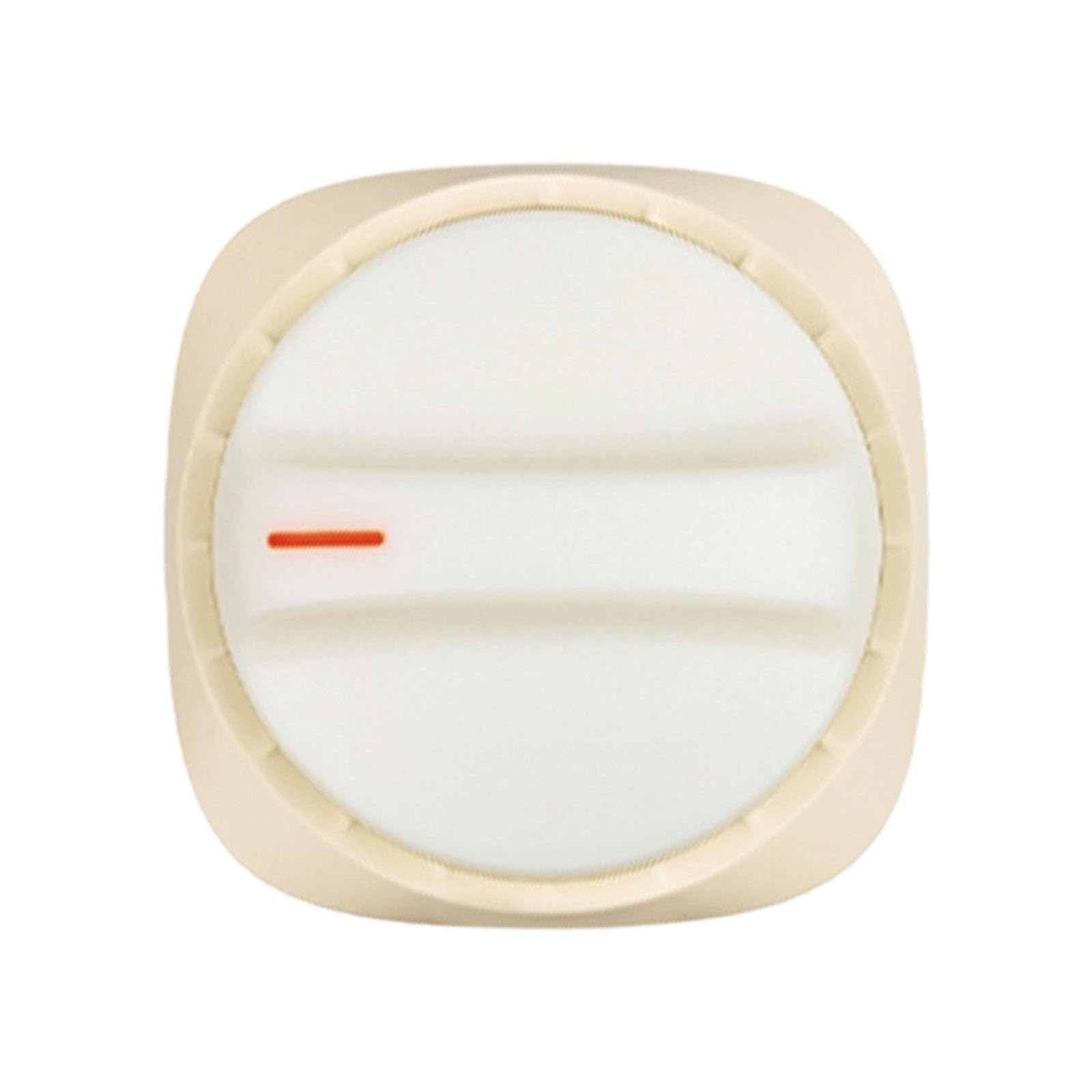 Jazuaiao Modern Round Glow Night Light with Rotating and 7 Hour Usage for Bedroom or Hallway Rotary Knob Night Light