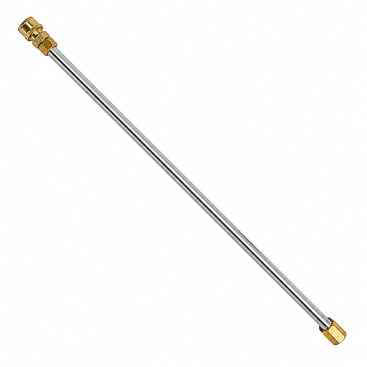 NR Extension Rod for Pressure Washer Machine, Stainless Steel with Brass Quick Connector, 53cm Rod Compatable with Cazar, Aimax, JPT, Shakti Technology etc.-picture-13