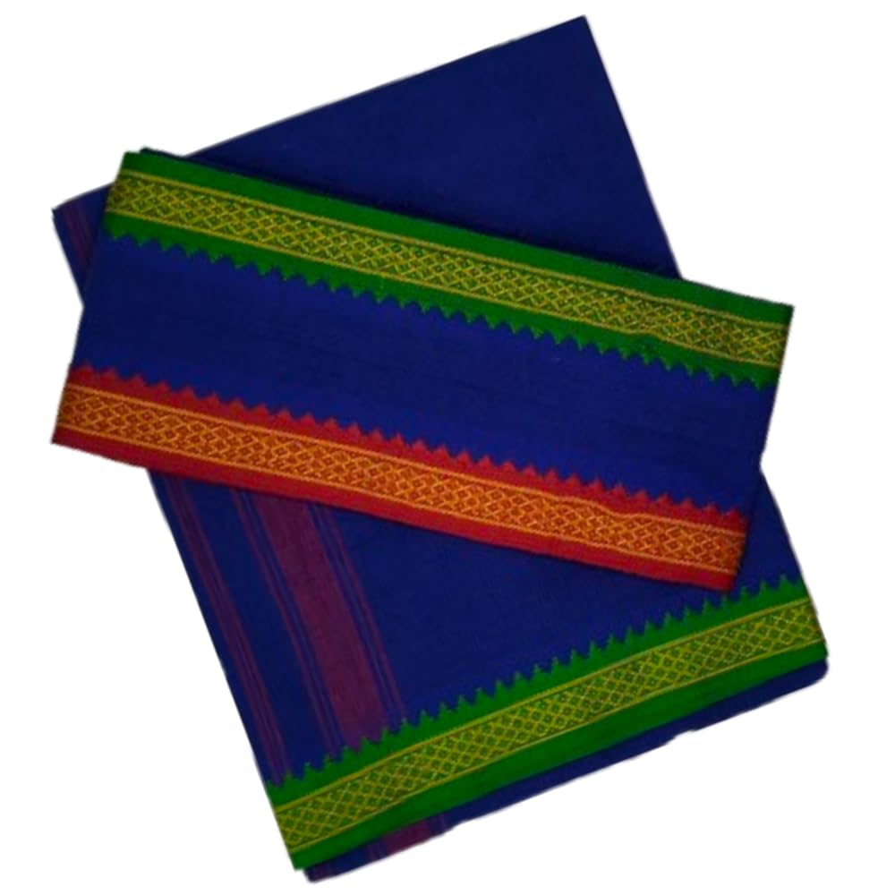 YGM Men’s Nithyam Traditional Dhoti with Angavastram Set | Indian Veshti & Towel | Temple, Pooja, Wedding & Festival Wear-picture-19