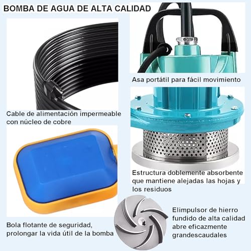 Bomba de agua eléctrica sumergible 12 Imagen adicional