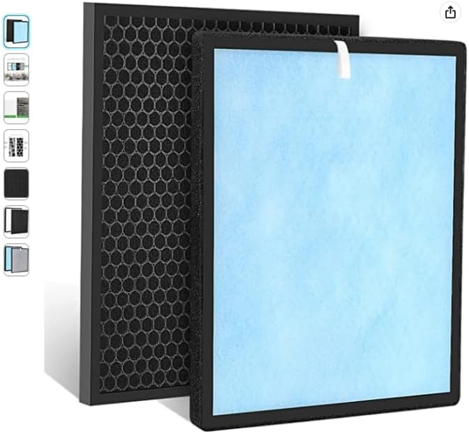 Filter Replacements for HSP001 Smart Air Purifier, 4 Stage Filtration of Fine Pre-Filter, Activated Carbon, Cold Catalyst and Efficient - Image 5