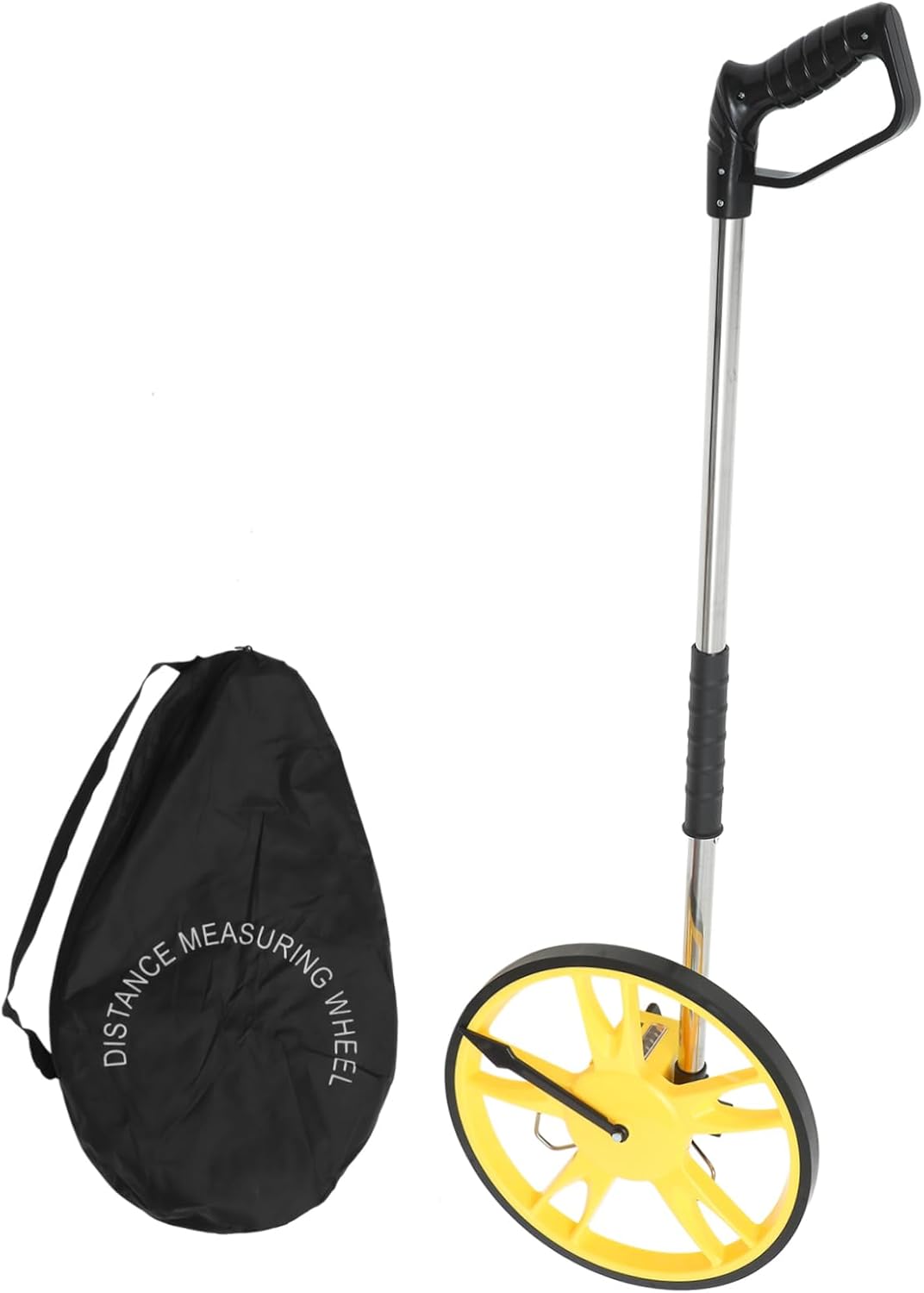 Balacoo Collapsible Distance Measuring Wheel Accurate Rolling Measurement Tool with Built Display for Construction and Outdoor Use Compact and Lightweight Design