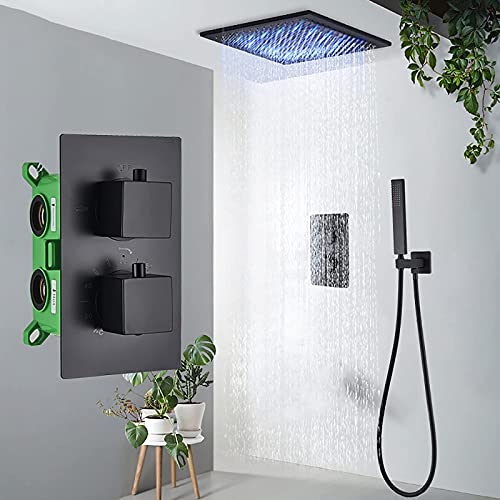 Système de douche résolvant les variations de température avec LED - 4