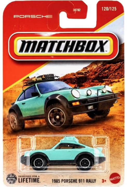 Matchbox Porsche 911 Rally 1985 a escala 1:64 miniatura 1