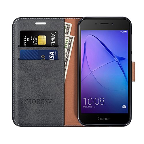 MOBESV Smiley Custodia in Pelle/Portafoglio Cover