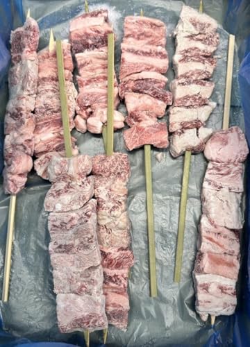 串シリーズ 和牛中落カルビー串 3500g×4箱 箱70g×50本 平串30cm使用 加熱用 冷凍 業務用