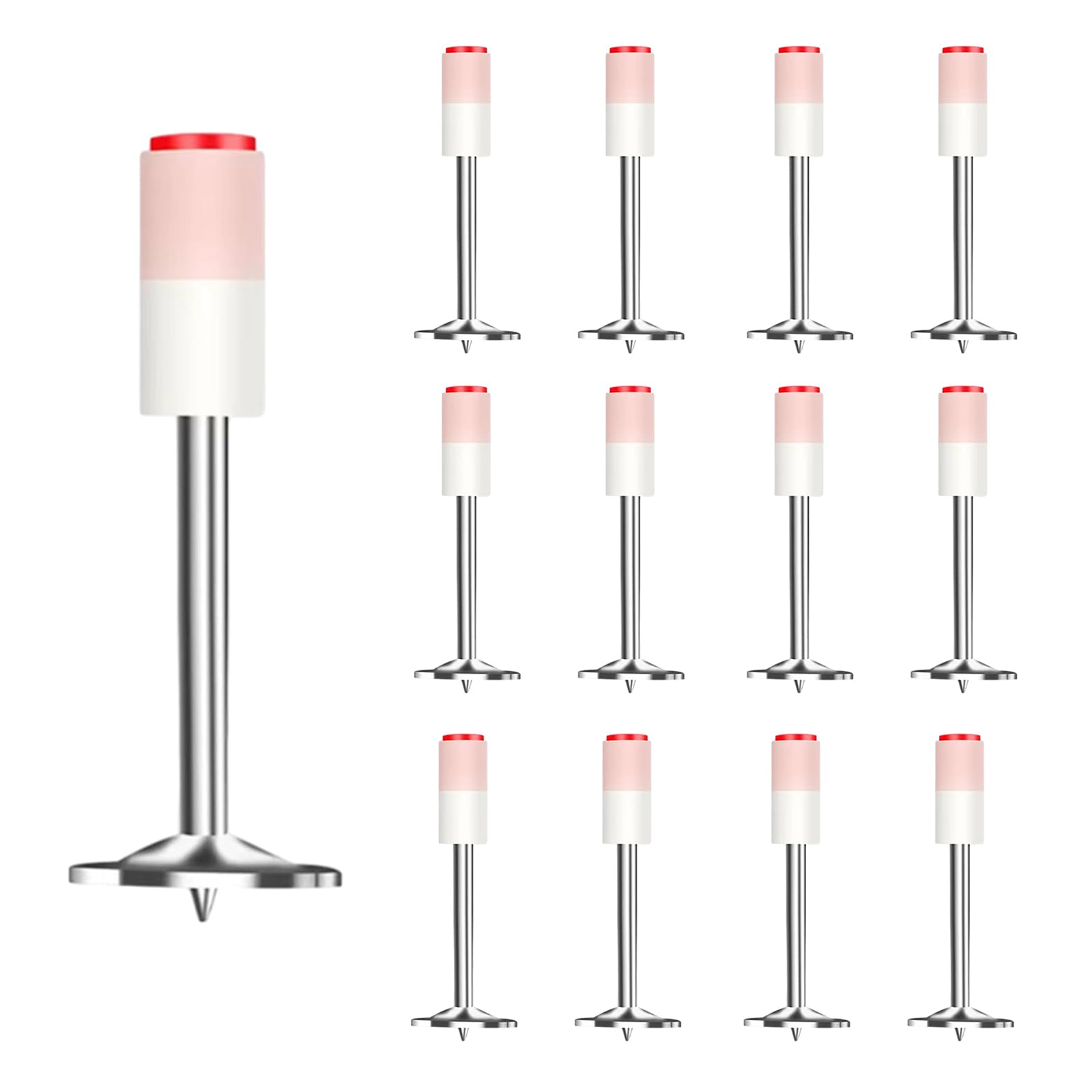 200 Stück Runde Nägel 25mm - Für Nagelpistolen Mit 7,3mm Loch | Hart & Rostfrei