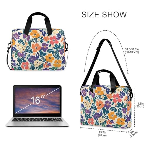 Funda para portátil ALAZA flores tropicales 13-15.6 pulg. miniatura 5