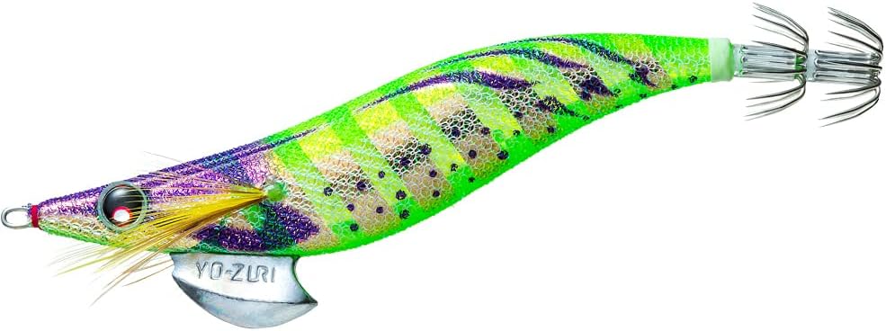 Yo-Zuri Squid Jig, Aoli Q3.0, No. 35: Nigori Lime, Squid Fishing, Blueback Squid, Egging