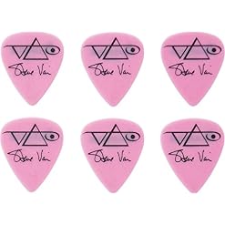Ibanez B1000SV-MP Lot de 6 médiators Signature Steve Vai, 1.0mm, Rose - Les Beatles, Paul McCartney, John Lennon, RIngo Starr, George Harrison