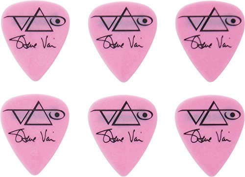 Ibanez B1000SV-MP Lot de 6 médiators Signature Steve Vai, 1.0mm, Rose - Les Beatles, Paul McCartney, John Lennon, RIngo Starr, George Harrison Ibanez B1000SV-MP Lot de 6 médiators Signature Steve Vai, 1.0mm, Rose