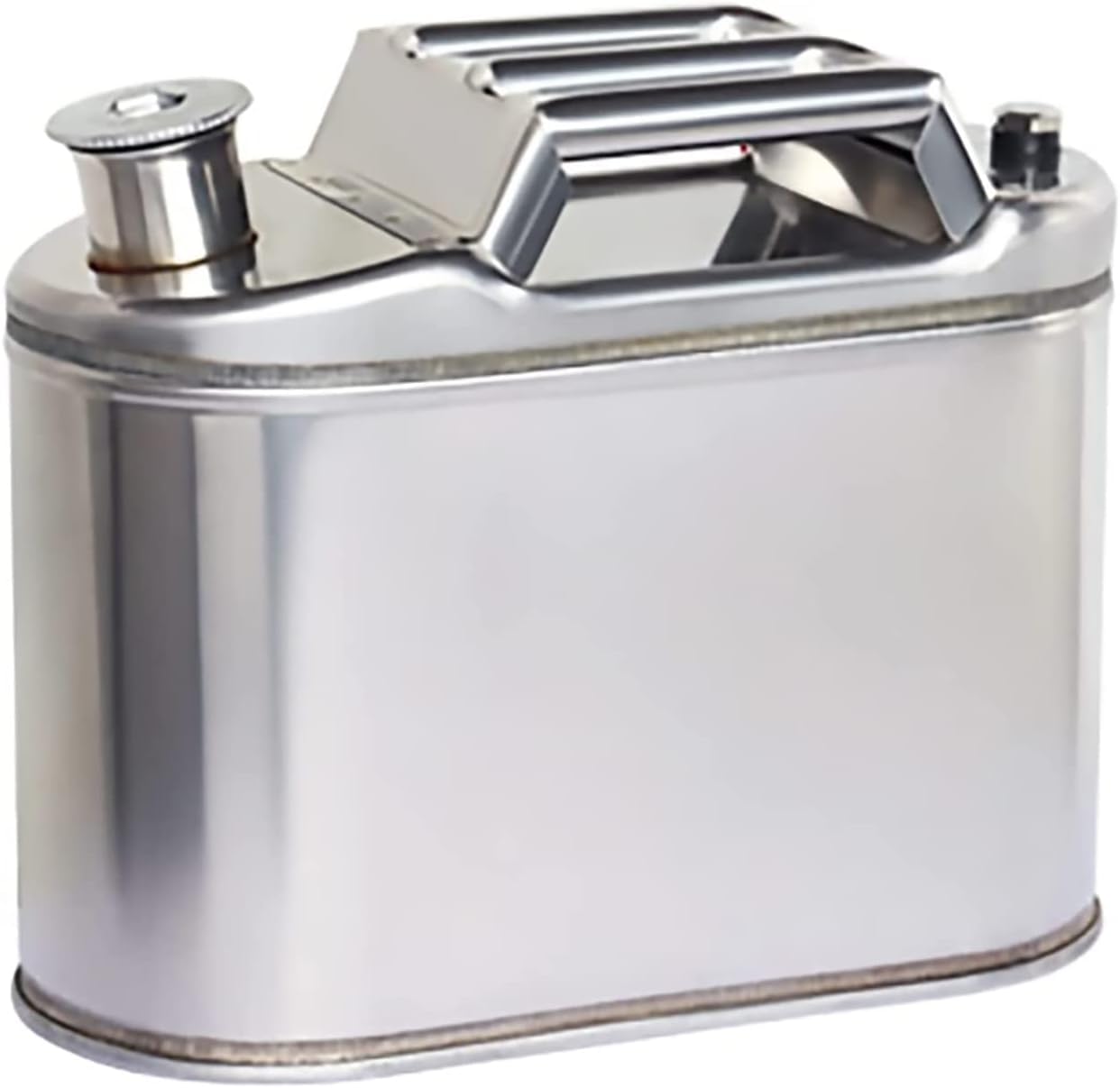 Petrol Can,Fuel Can,Fuel Tank,Diesel Can,Fuel Gasoline Petrol Diesel Gas Cans Tank Container Backup, Stainless Steel Can For Motorcycle Automobiles Lawn Mower Boating Camping,5l-Xian