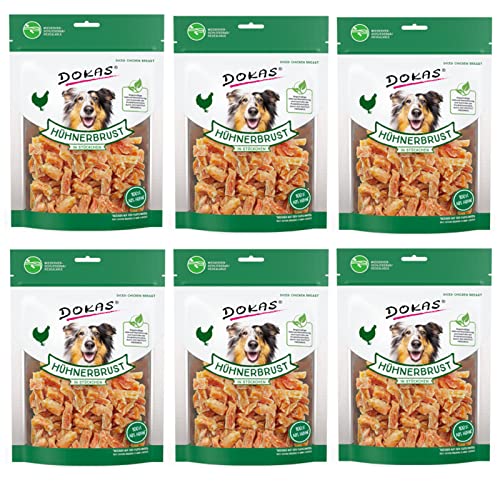 Dokas Hühnerbrust Hundesnacks 6 x 200 g