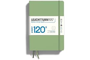 Leuchtturm1917 Special Edition Medium A5 Dotted Hardcover Notebook - Sage Green