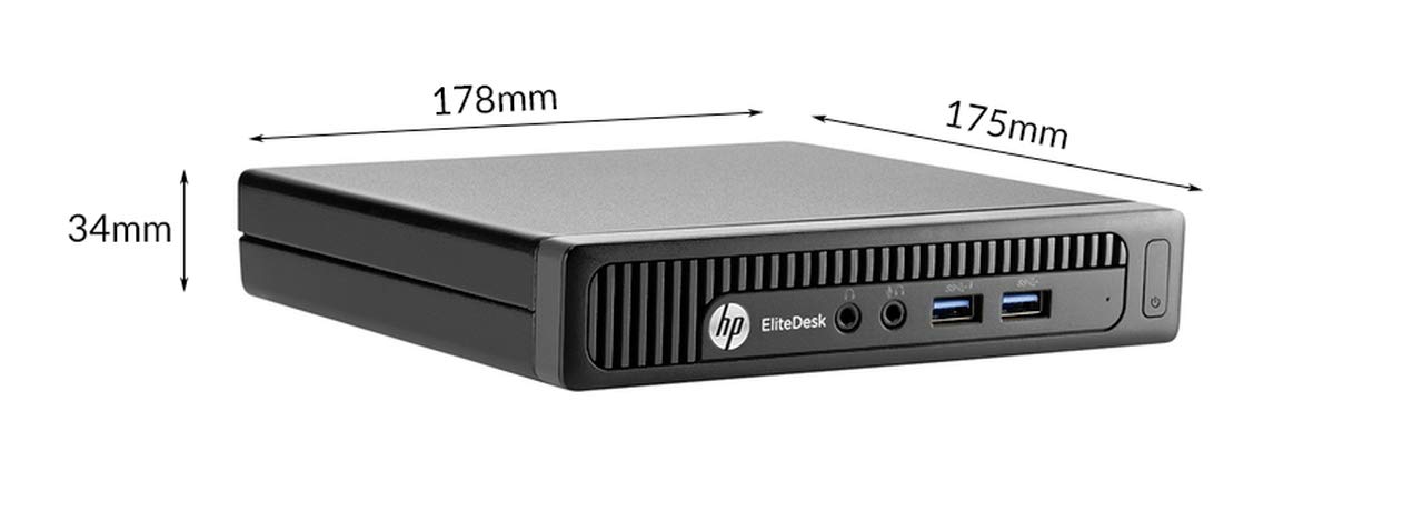 HP Elitedesk 800 G2 Mini Desktop - Core i5-6500T, 8 GB RAM, 256 GB