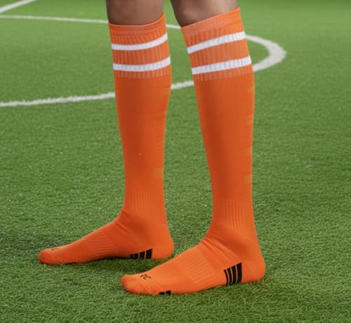 Image of RC. ROYAL CLASS Football Socks -Knee High Unisex, Cushioned Sole, Hi-Performance, Soft & Breathable,Ventilated,Moisture Wicking,Anti-Odour,Football /Soccer Socks For Kids to Adults-Pack of 1 Pair
