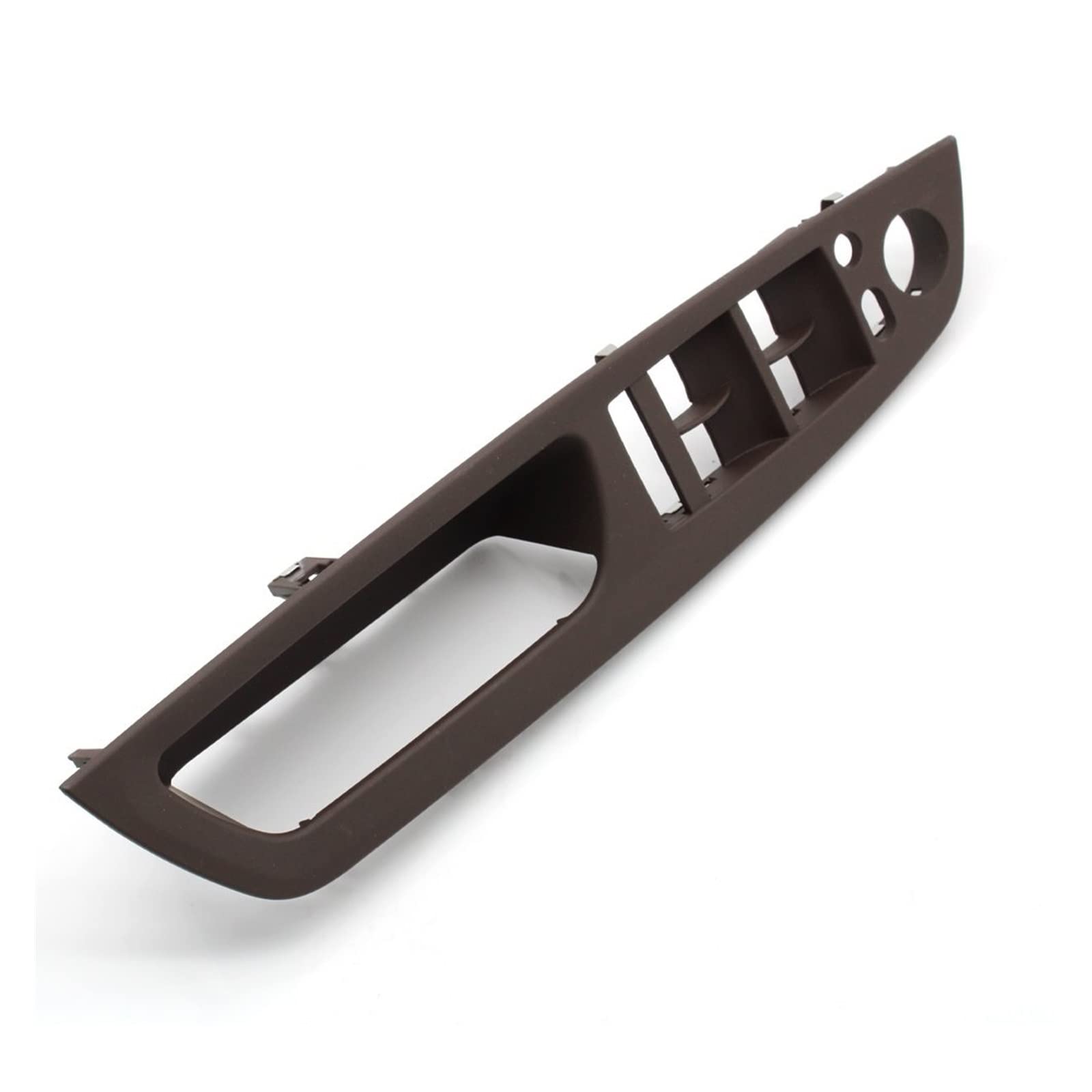 FANGZIQF Inner Door Pull Handles for X5 for X6 for E70 for E71 for E72 2007-2013 LHD Left Right Interior Door Handle with Leather Cover Assembly Set(Front Left Moka)