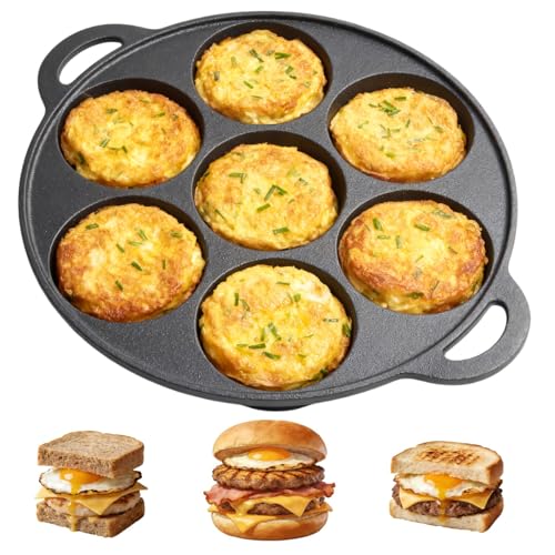 Cast Iron 7-Cup Egg Pan