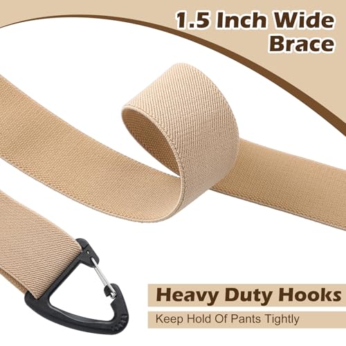 Image of Sintege X Back Hidden Suspender 1.5 Inches Under Clothing Heavy Duty Work Suspenders for Men Women