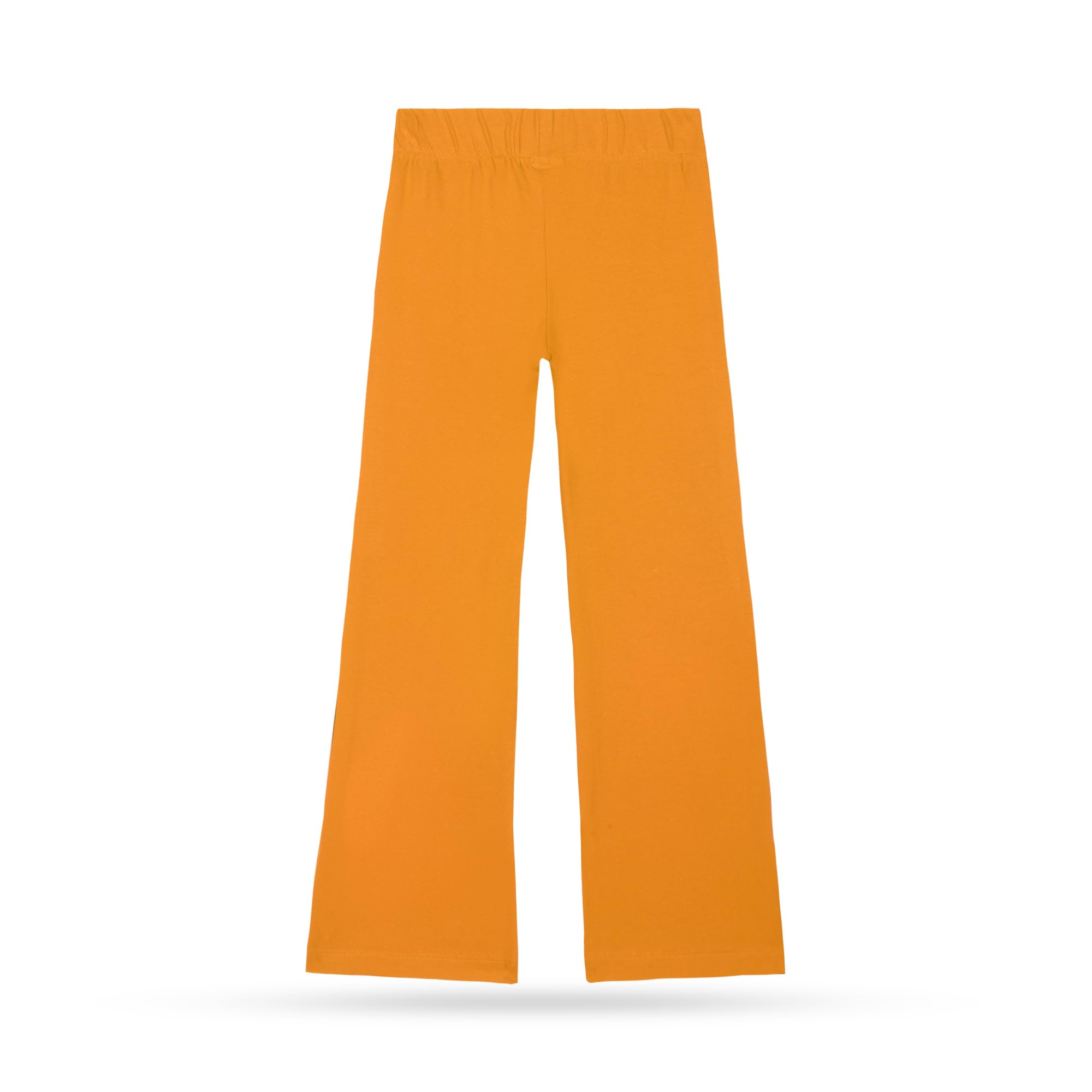 T2F Leggings svasati in cotone stampato da ragazza, confezione da 5, collant a lunghezza intera, morbidi e confortevoli, da indossare tutti i giorni per bambini