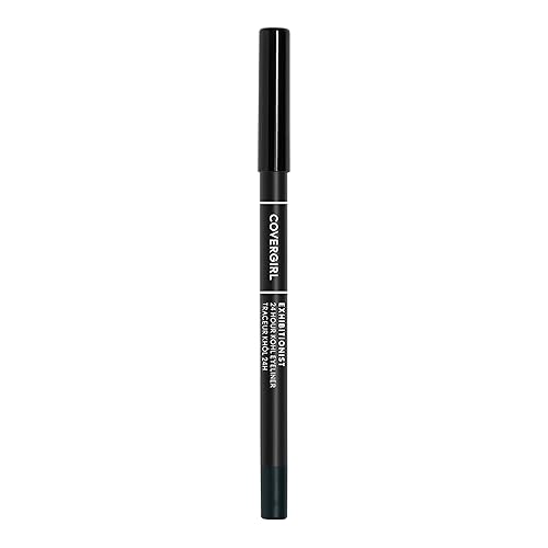 COVERGIRL Exhibitionist - Delineador de ojos Kohl de 24 horas, negro, delineador de ojos de gel, 0.04 Fl Oz, delineador de ojos negro, delineador de
