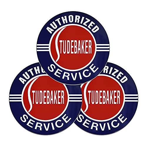 Brotherhood Round Metal Sign for Authorized Studebaker Service - Wall Decor
