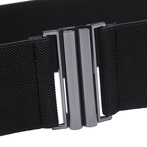 Womens Wide Elastic Waist Belt Cinch Belt Trimmer Stretch Waistband3