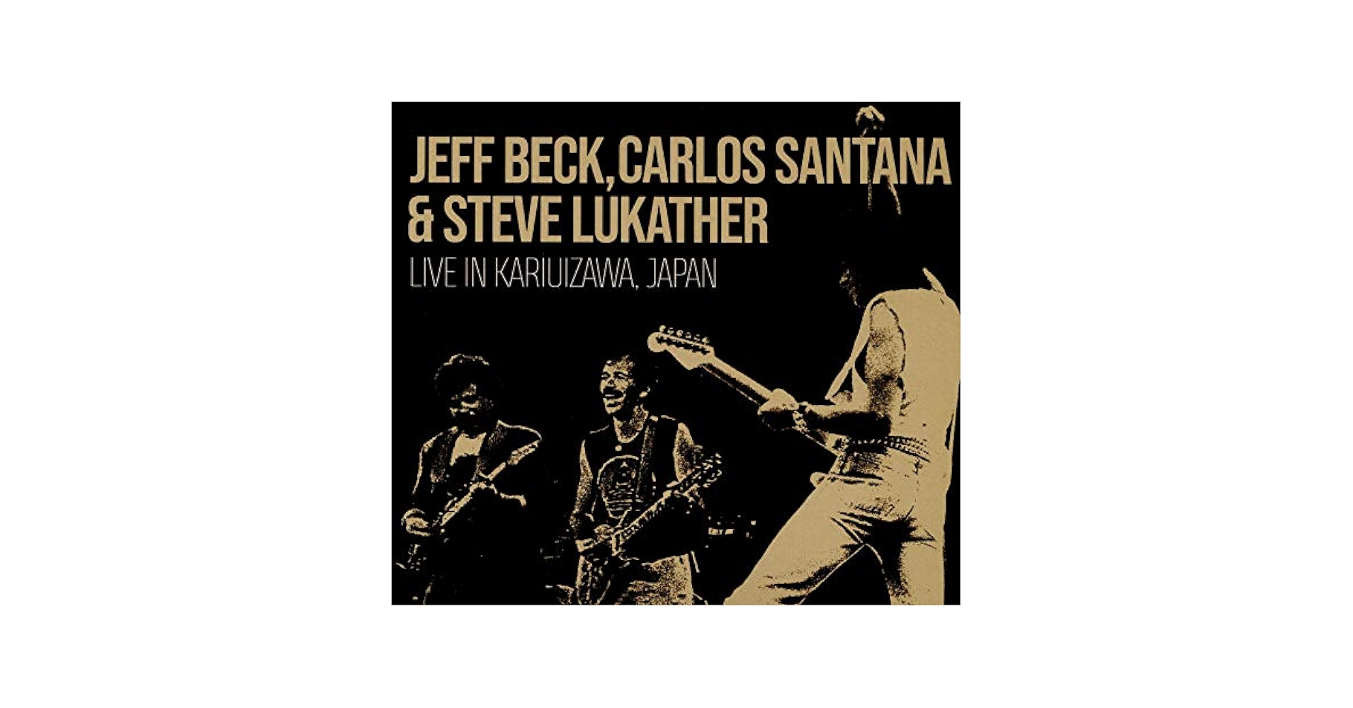 ミュージシャン JEFF BECK GROUP japan tour 1989 tee dr 1989 Jeff Beck Guitar Shop Concert T-Shirt - Size Large