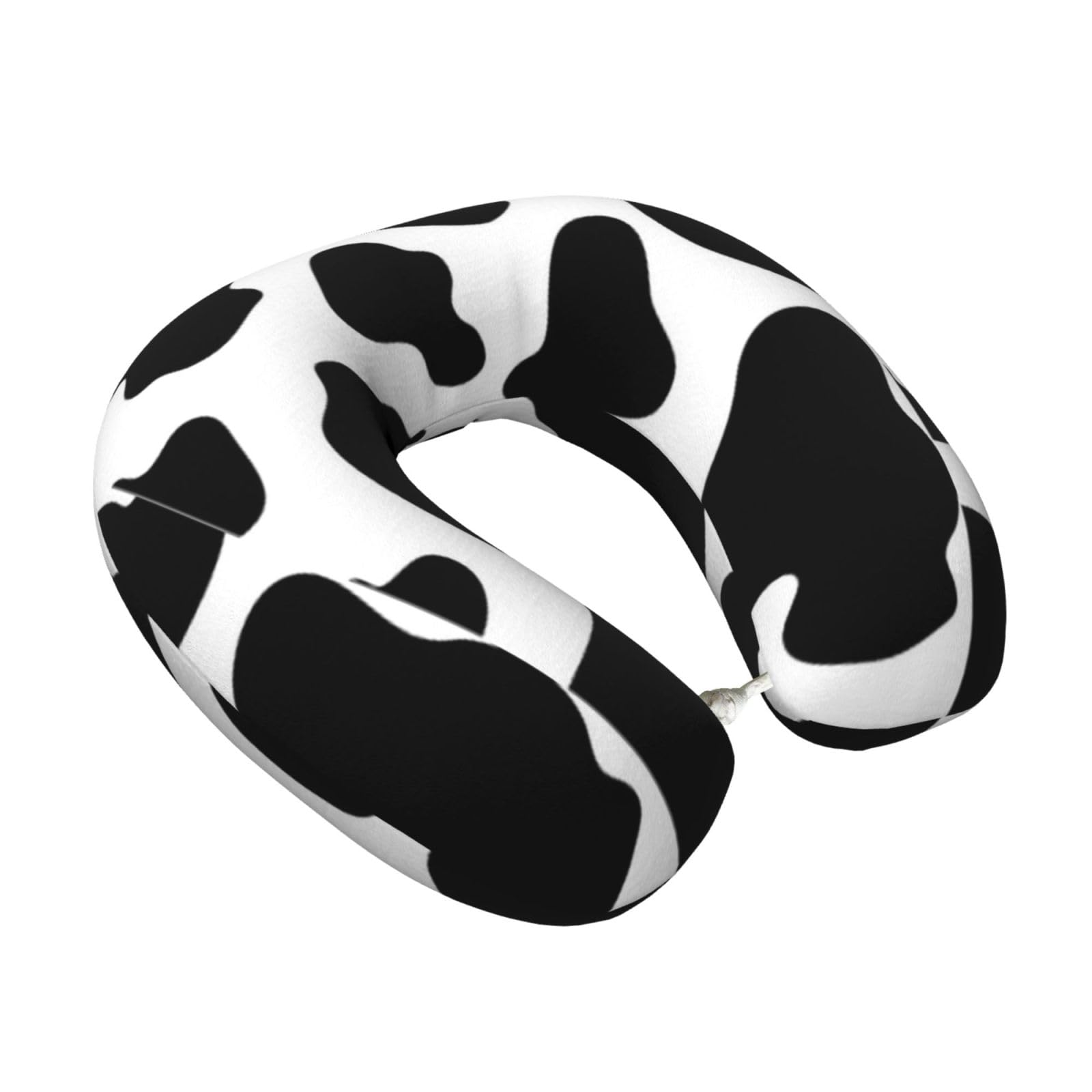 LKYMOH Cow Spot, Travel Neck Pillow U-Shaped Memory Neck Support Soft Comfortable With Washable Cover For Airplane Car Traveling and Office