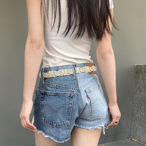 Handmade Weaving Waist Rope For Women Lady Dress Waist Belt With Adjust Pin Buckle Decors Fashion Female Waist Rope4