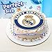 7.5 Madrid Elite Cake Topper – Round Edible Birthday Cake Decorations, Happy Birthday Cake