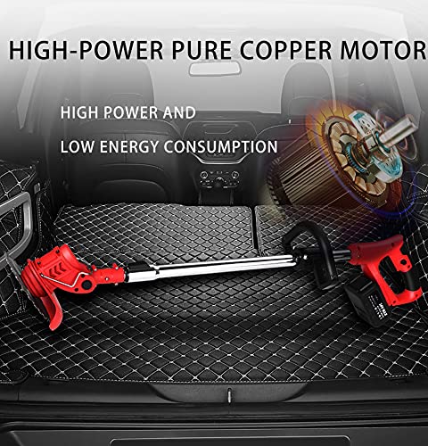 Accu kantentrimmer,Huishoudelijke grasmaaier,oplaadbare elektrische onkruidverdelger, onkruidverdelger Voor buiten,24V - Afbeelding 4
