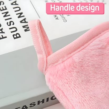 Eiflayn Waschlappen,10 Stück Waschlappen Korallenvlies Frottee 13x9cm,Waschlappen Gesicht,Waschhandschuh Frottier Make up Entferner Handschuhe,Geeignet zum Waschen des Gesichts,Baden – Bild 5
