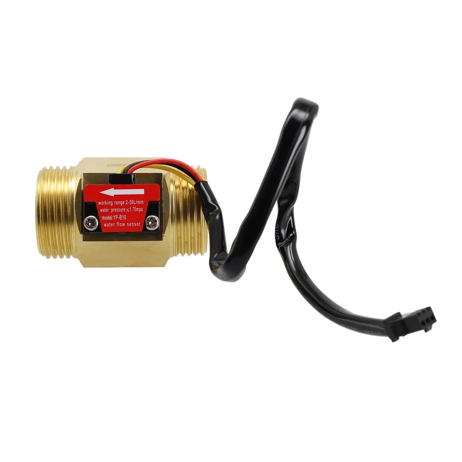 BALYDLUL Stream Sensor G1 Effect Water FlowSensor Switch Stream Meter Counter Turbine Flowmeter YF-B10(Flow meter)