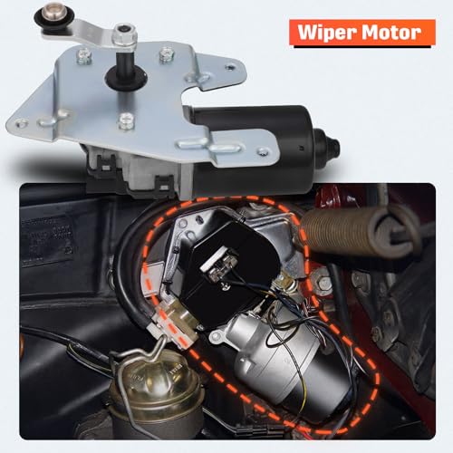 Image of cciyu Front Windshield Wiper Motor Compatible for Ford Ranger 2008-2011 Cab Pickup,for Crown Victoria 2007-2011 for Sedan & for Mercury for Grand Marquis 2007-2011 Sedan,Replace OE# 8L5Z-17508-A
