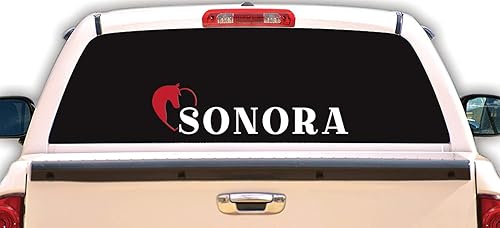 Miniatura 3 de Sonora - Calcomanías de México para Trocas Calcomanias para Autos Estilo Ranchero con Caballo Western, calcomanías mexicanas para camiones y