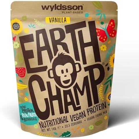 EarthChamp Vegan Protein Powder Shake - Vanilla Cover