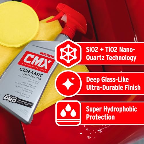 Mothers CMX Ceramic Spray Coating, 24 oz. – Advanced SiO2 + TiO2 Protection, User-Friendly, Professional Grade, Ultra Durable Long-Term Protection, High Gloss Super-Hydrophobic Finish (01024) by Mothers - Image 3