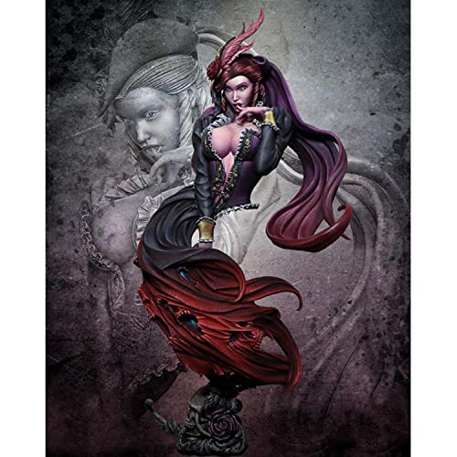 Figura de Resina Fantasy Woman sin Montar 1/9 miniatura 1