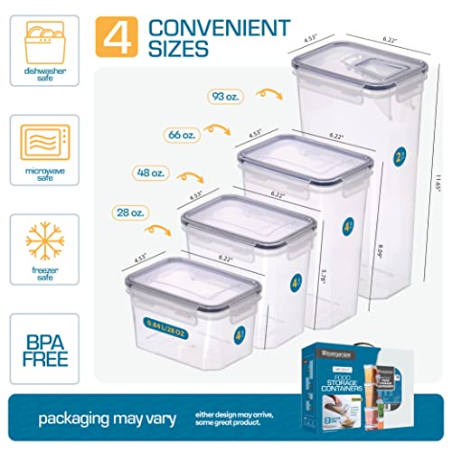 Storeganize Airtight Food Storage Containers With Lids 14pc, Kitchen