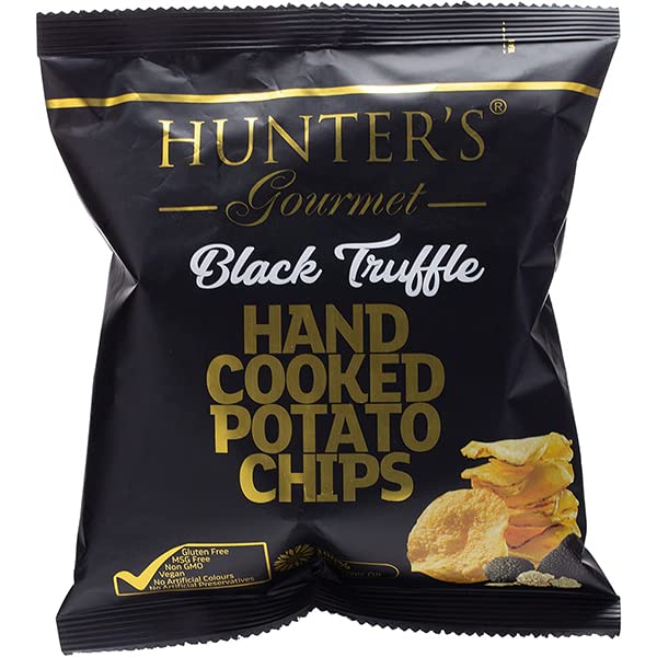 Buy Hunter'S Gourmet Hand Cooked Potato Chips Black Truffle, Gold