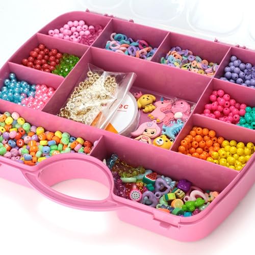 Kit De Miçangas Para Fazer Pulseiras Coloridas Artesanato
