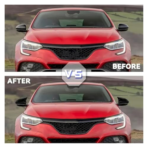 Boîtier rétroviseur pour Megane 4 couvercle miroir noir 2016-2021 - 3