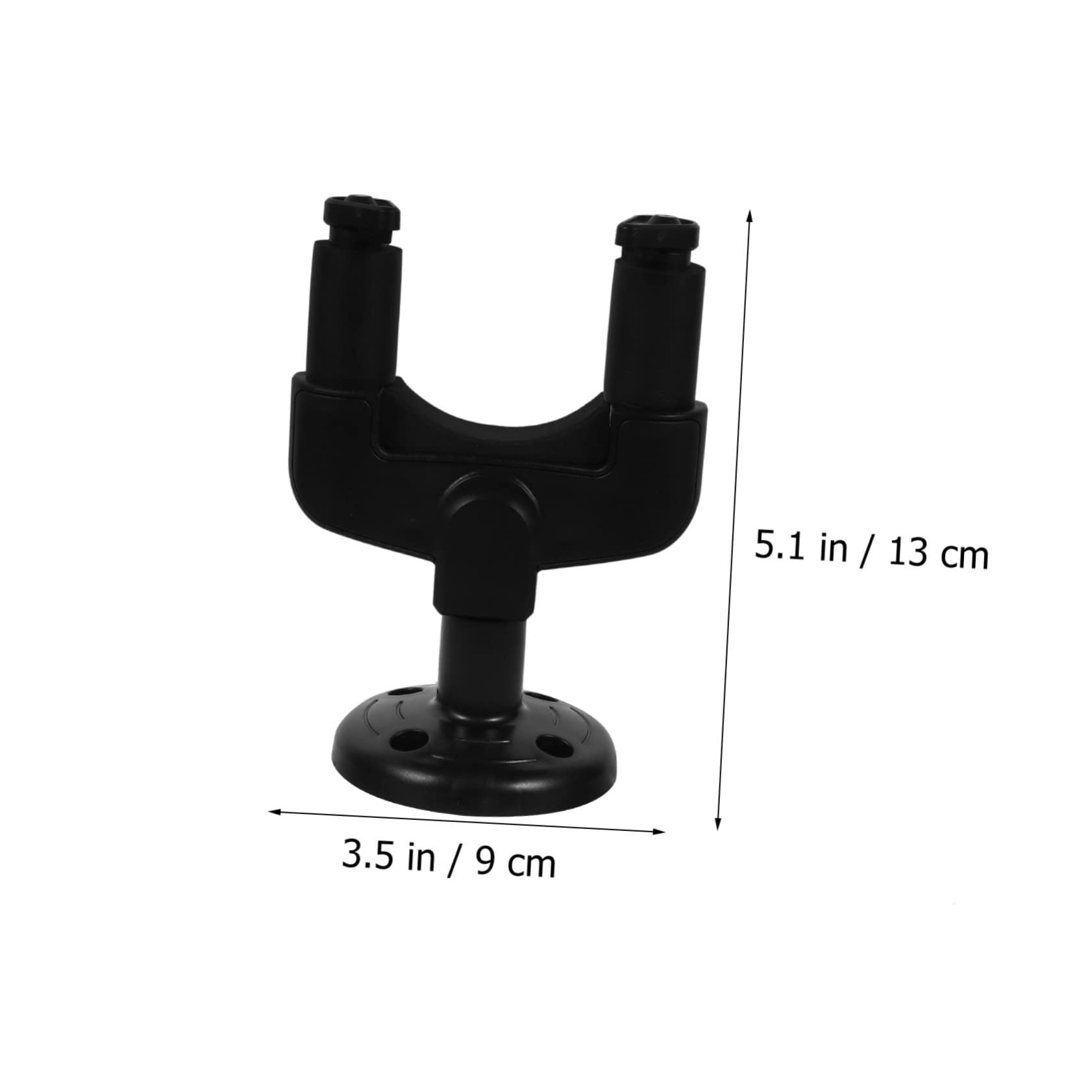Holibanna 2Set Guitar Holder Hook Stand for Acoustic and Electric Guitars Bass Ukulele Easy Installation with Screws Skid Design for Home Office Display
