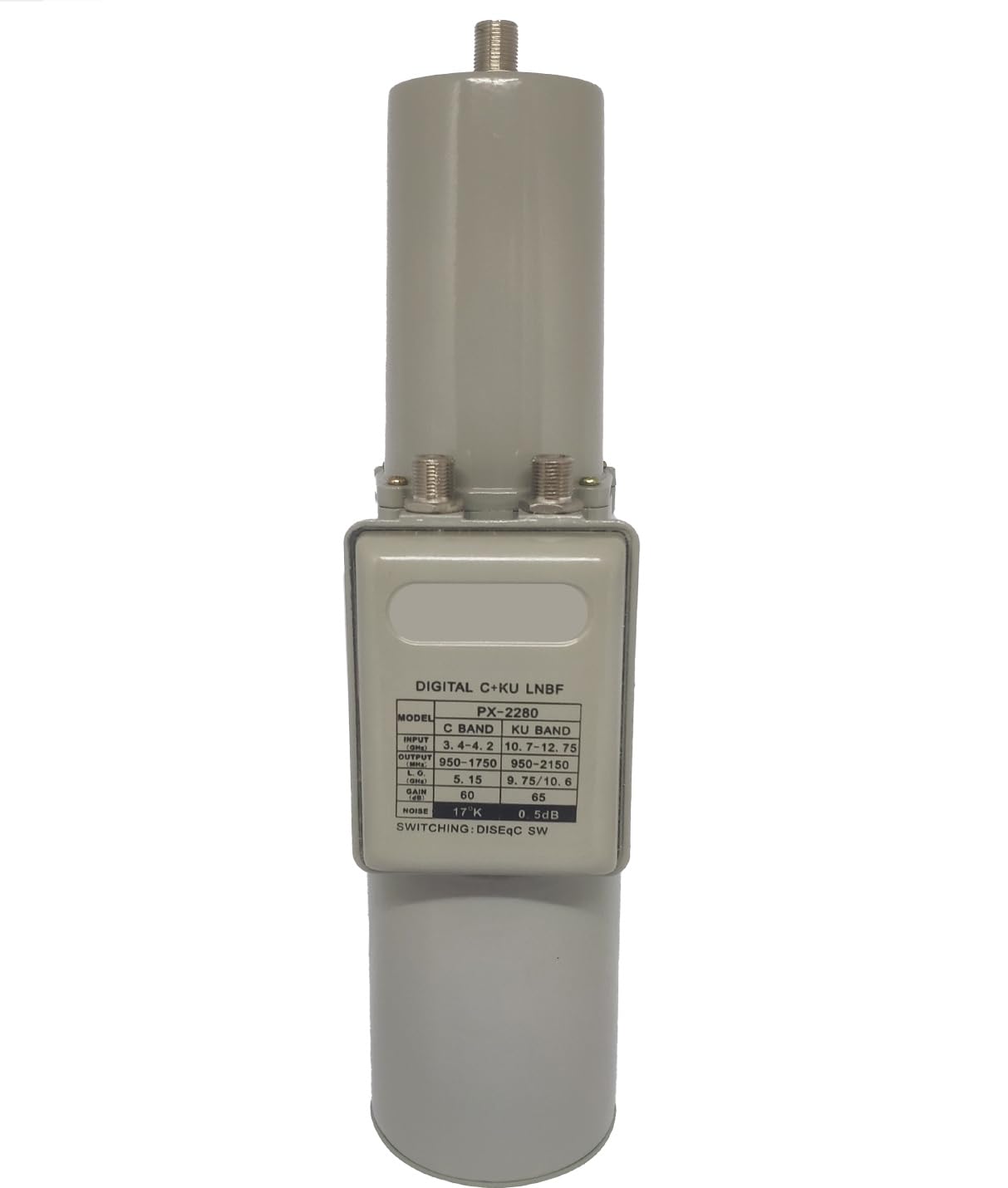 LNB C BAND AND KU BAND LNB ensemble pour TV satellite, bande C/KU double sortie LNBF, une antenne pour trois satellites, 3,4-4,2 G/10,7-12,75 GHz pour réception de télévision par satellite