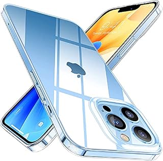 Tech-MD iPhone 13 Pro Max Crystal Clear Silicone Transparent Slim-Fit Mobile Phone Case Cover with Anti-Scratch and Shock Absorption | iPhone 13 Pro Max Case Supports Wireless Charging
